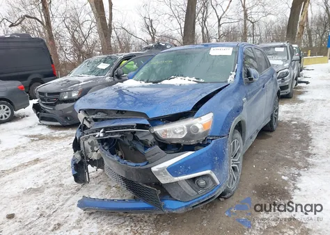 2018 Mitsubishi Outlander Sport 2.4 Se из США, поврежденный, VIN JA4AP3AW3JZ007830